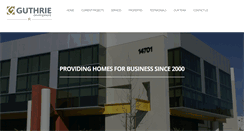 Desktop Screenshot of guthriedevelopment.com